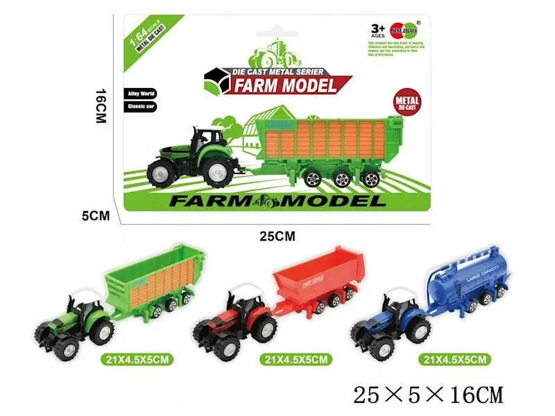TRAKTOR Z PRZYCZEPA MIX G206012 GAZELO - Papiernicze i szkolne