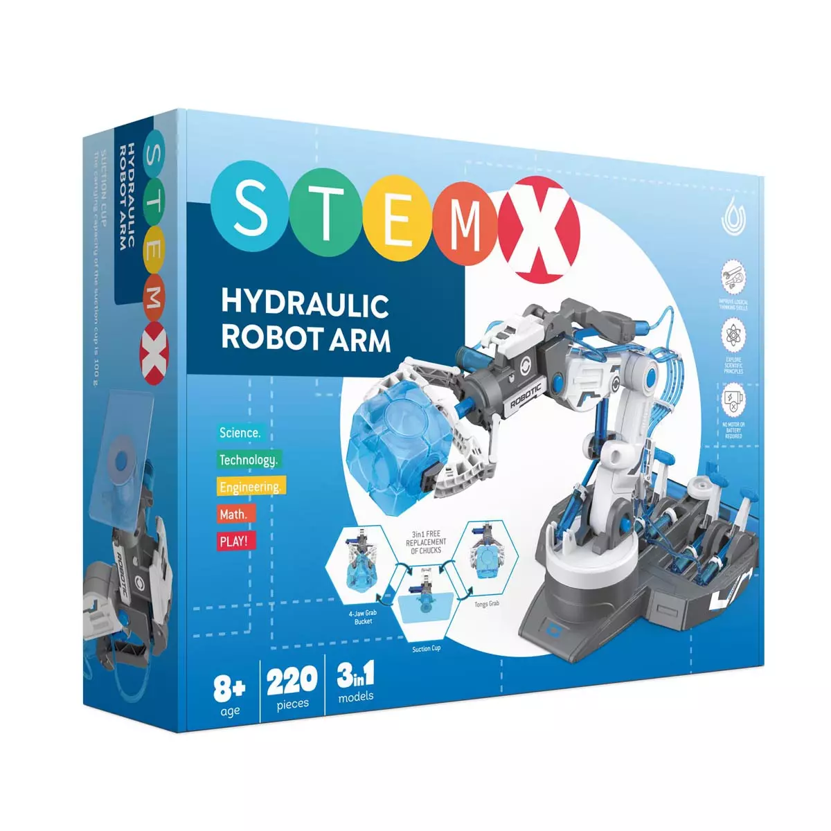 STEMX. Hydrauliczne ramię robota - Zabawki