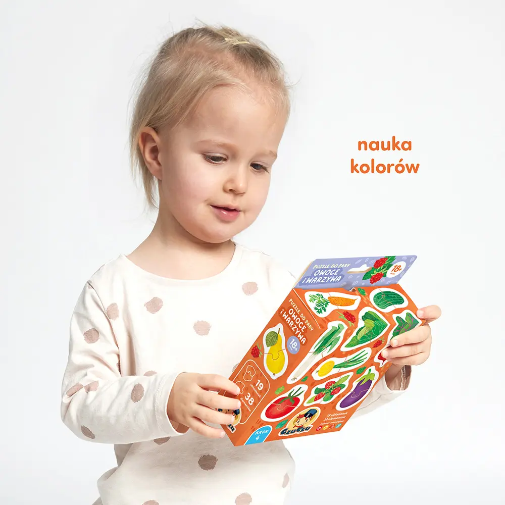 CzuCzu. Puzzle do pary. Owoce i warzywa - Zabawki