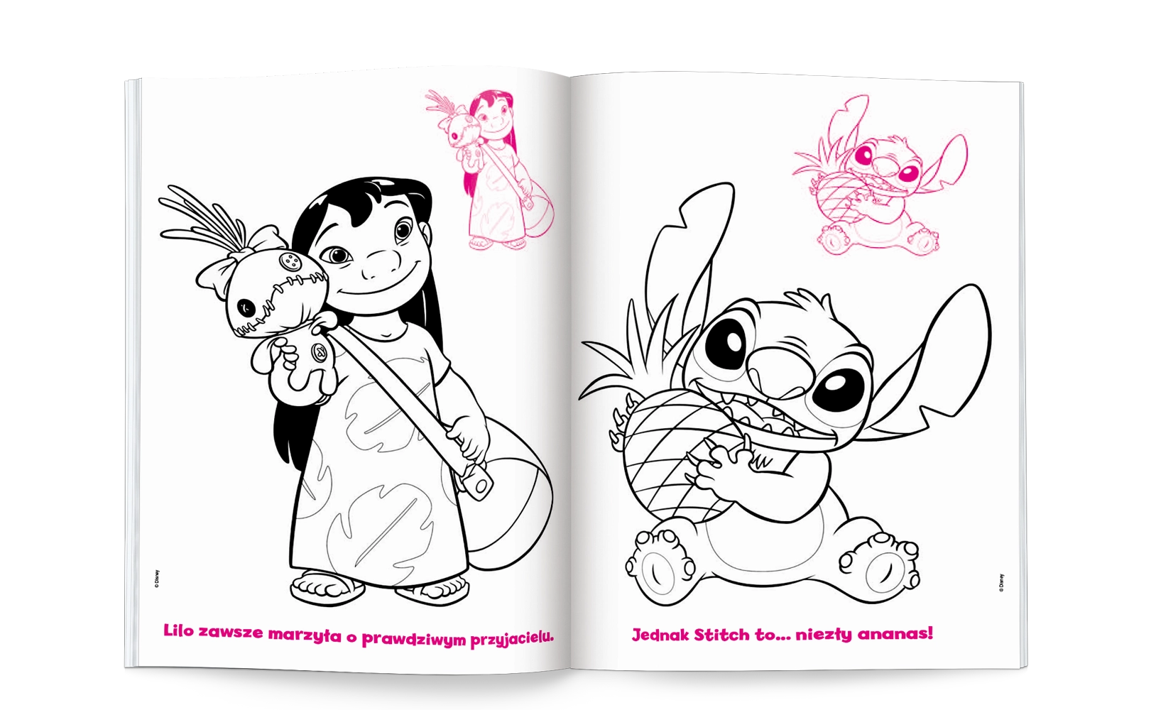 Stitch. Kolorowanka z naklejkami - Książki