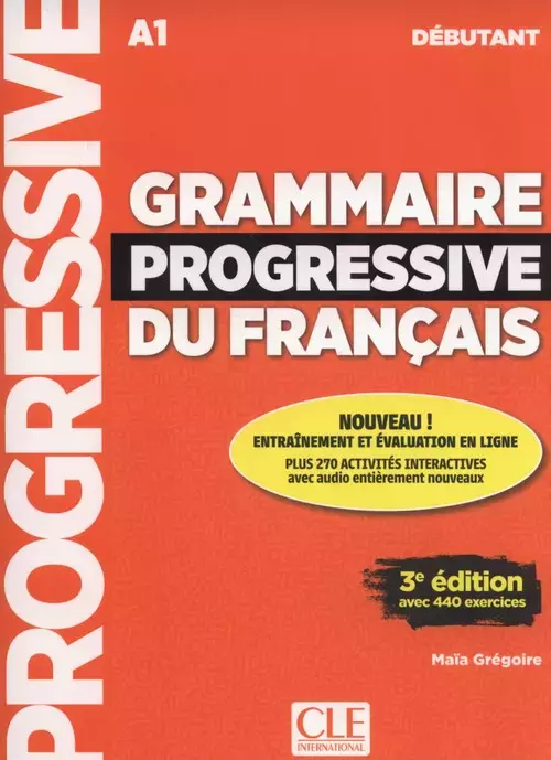 Grammaire progressive du français. Livre + CD + Livre-web - Książki