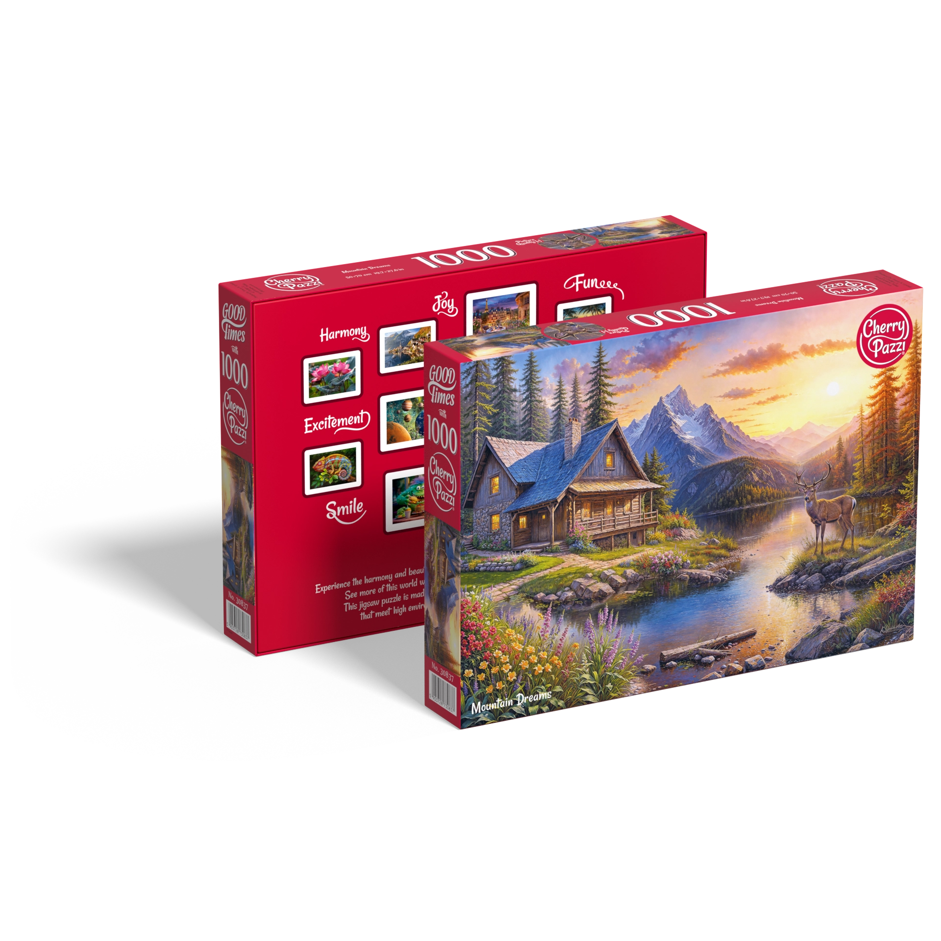 Puzzle 1000 elementów Górskie marzenia 30837 - Puzzle