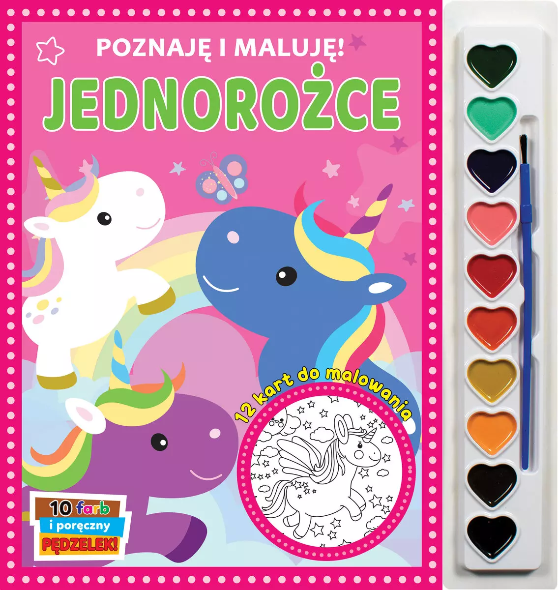 Poznaję i maluję. Jednorożce - Książki
