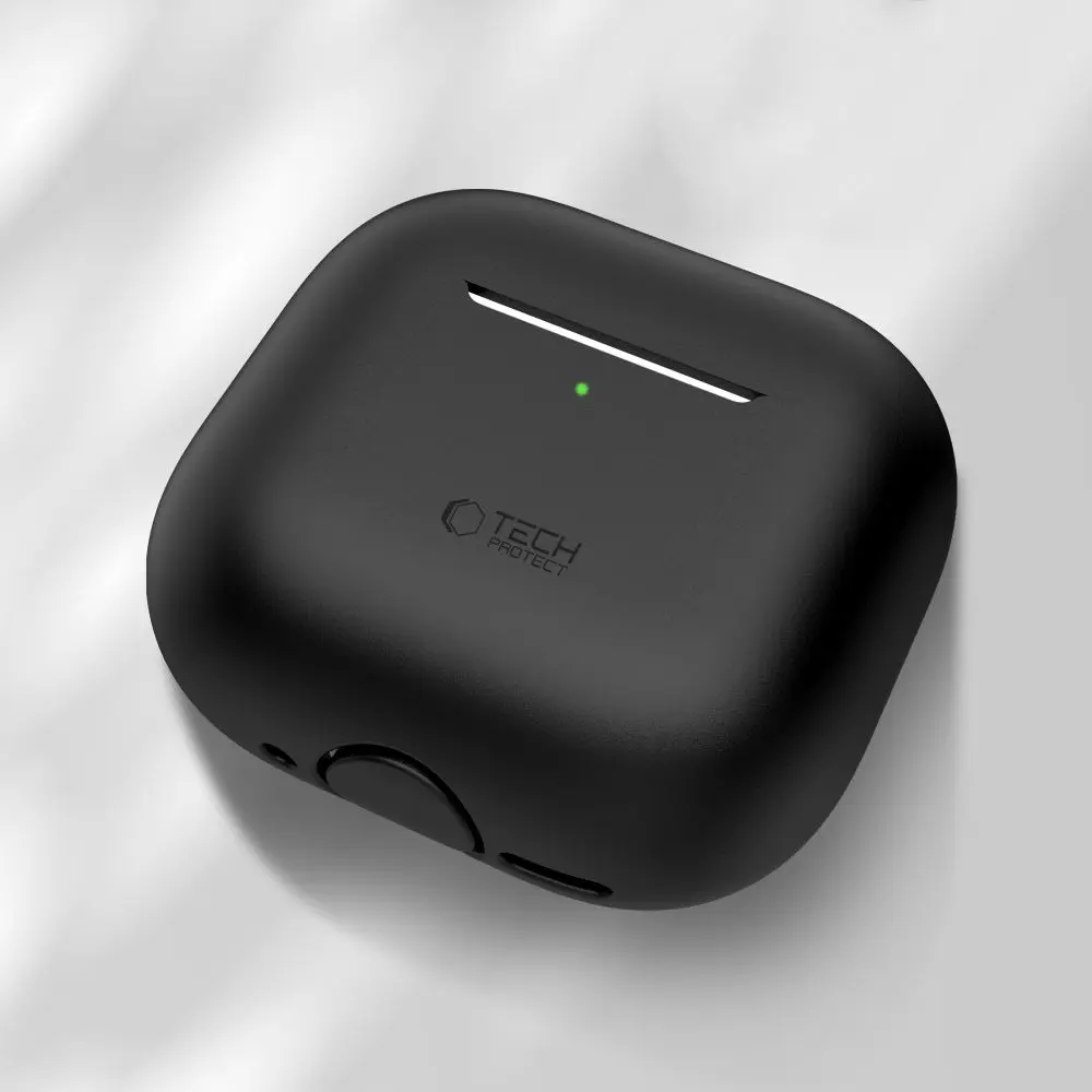 Tech-Protect Silicone Apple AirPods 4 Black - Elektronika i akcesoria
