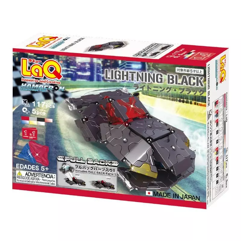 Klocki edukacyjne LaQ Hamacron Lighting Black - Zabawki
