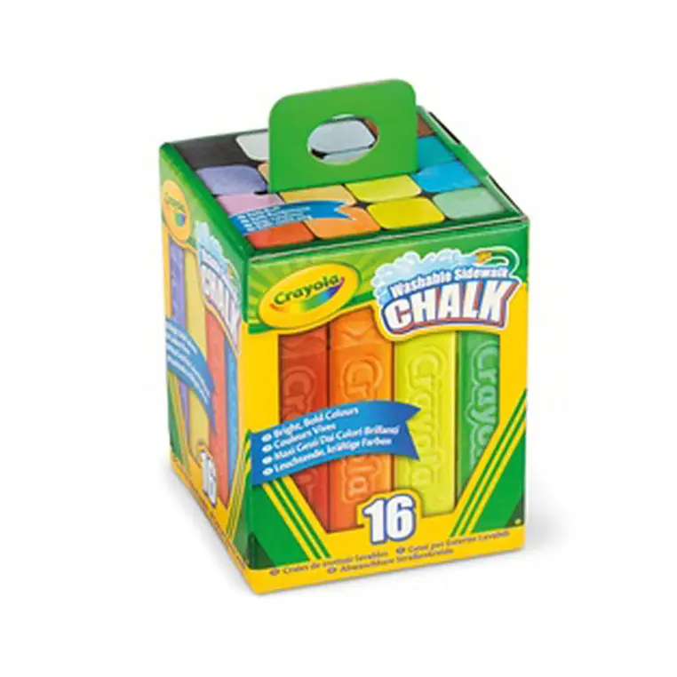 Crayola Kreda chodnikowa dla dzieci kolorowa 16 szt. - Papiernicze i szkolne