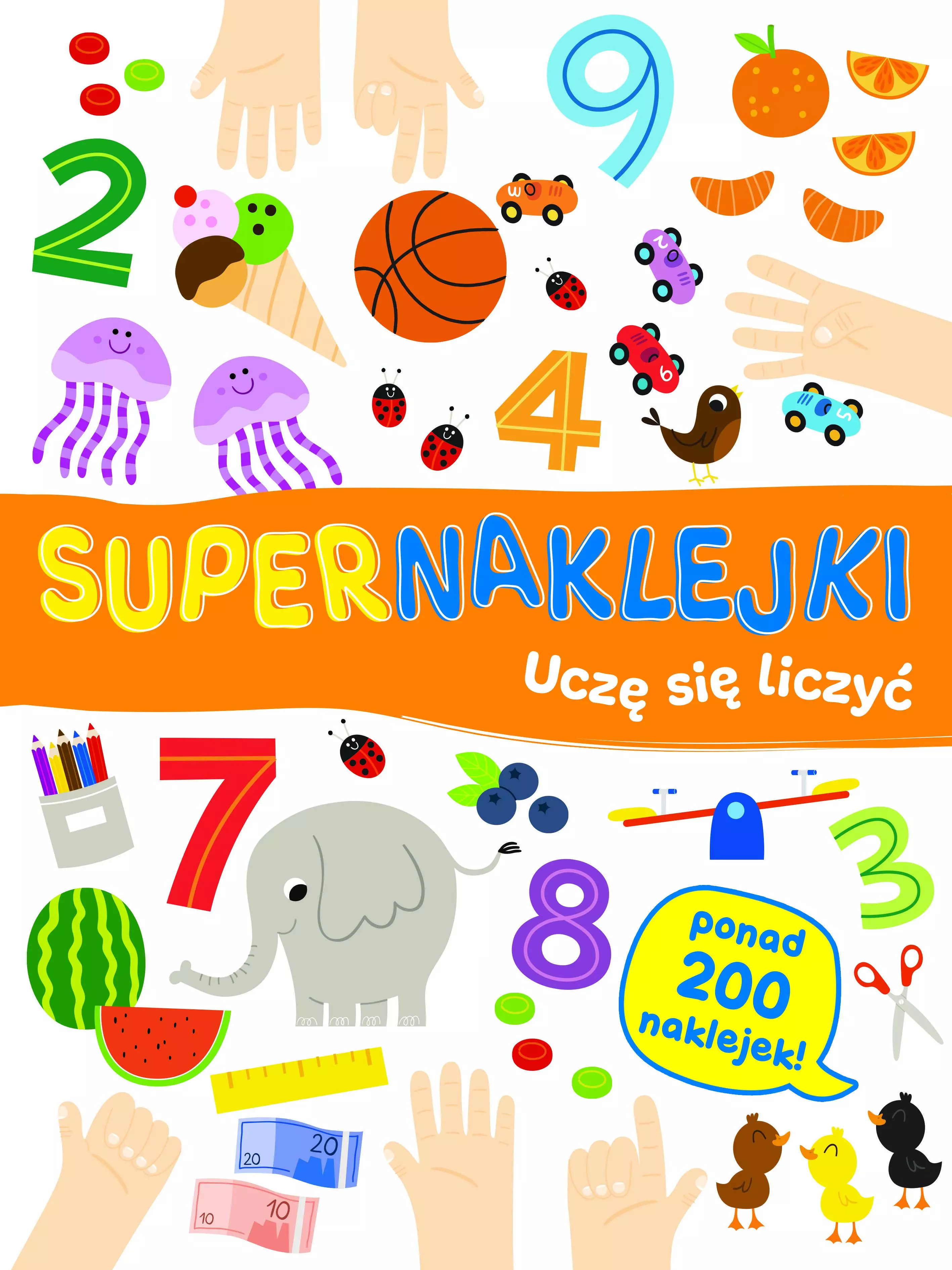 Supernaklejki: Uczę się liczyć - Książki