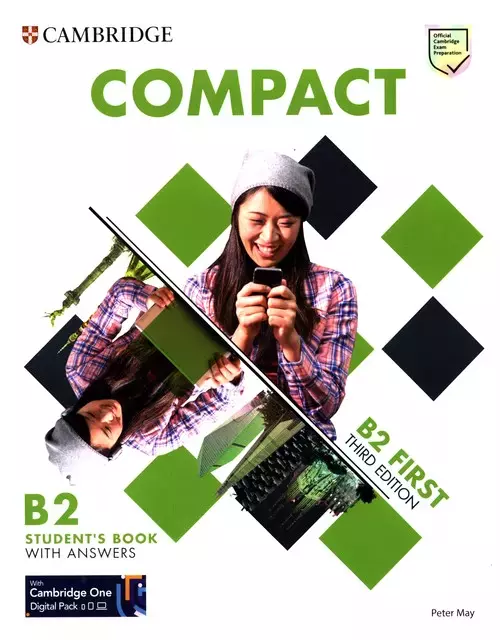 Compact First Student's Book with Answers - Książki