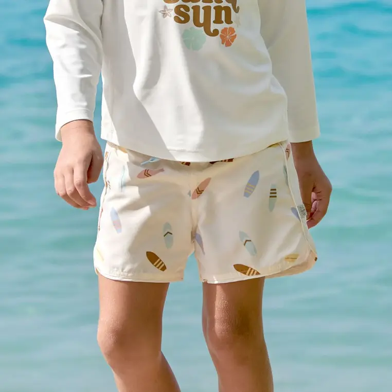 Lassig Szorty do pływania Splash & Fun Deski surfingowe sea salt, rozm. 74/80 - Mama i dziecko