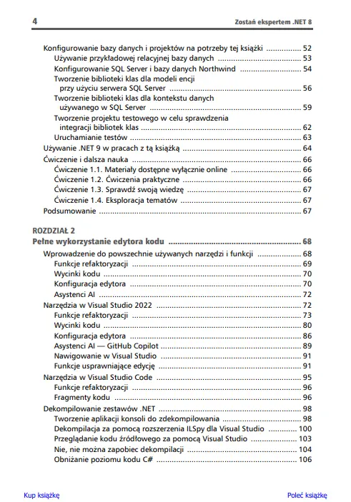 Zostań ekspertem .NET 8. Dobre praktyki, wzorce projektowe, debugowanie i testowanie aplikacji - Książki