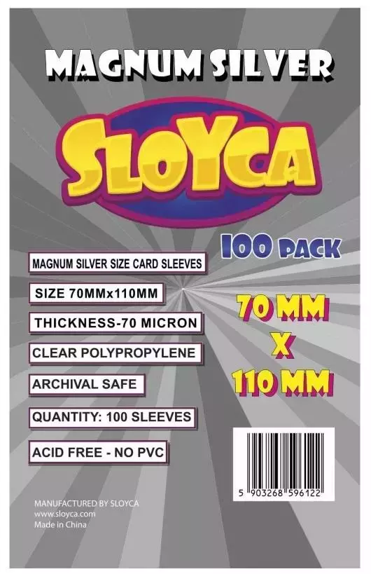 Koszulki Magnum Silver 70x110mm (100szt) SLOYCA - Gry