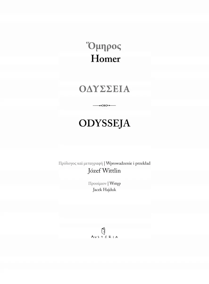 Odysseja - Książki