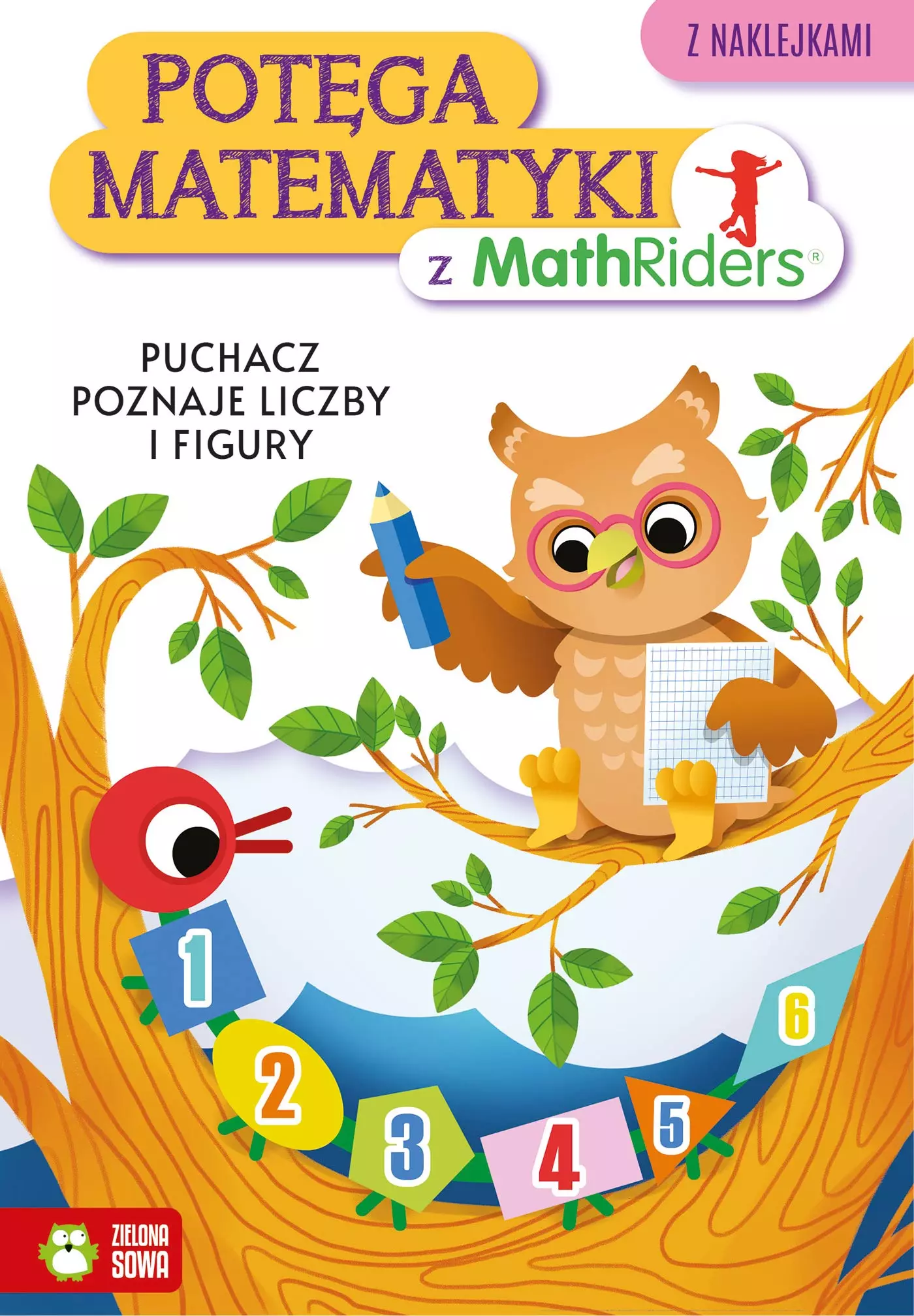 Potęga matematyki z MathRiders. Puchacz poznaje liczby i figury - Książki