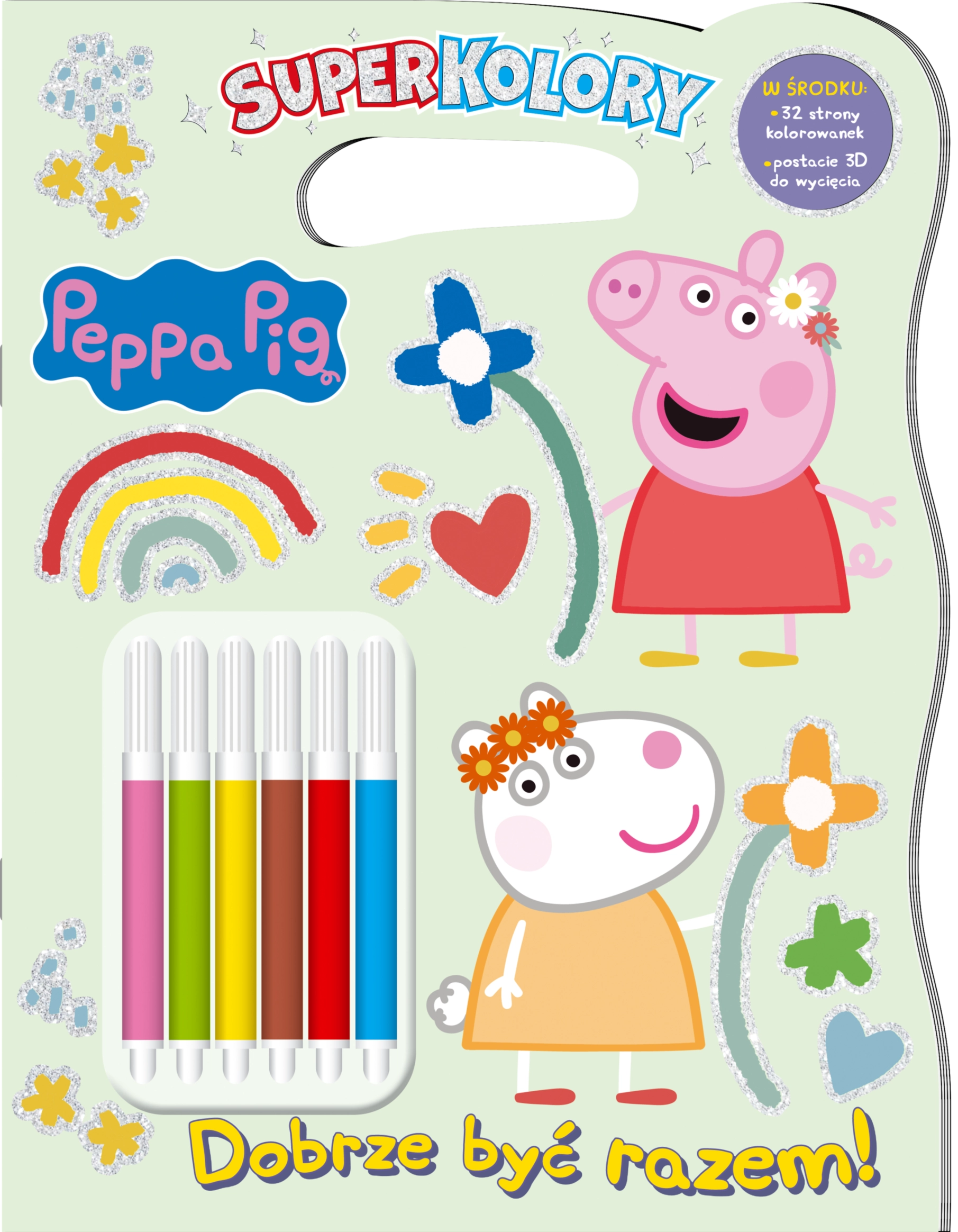 Peppa Pig. Superkolory 6. Dobrze być razem! - Książki