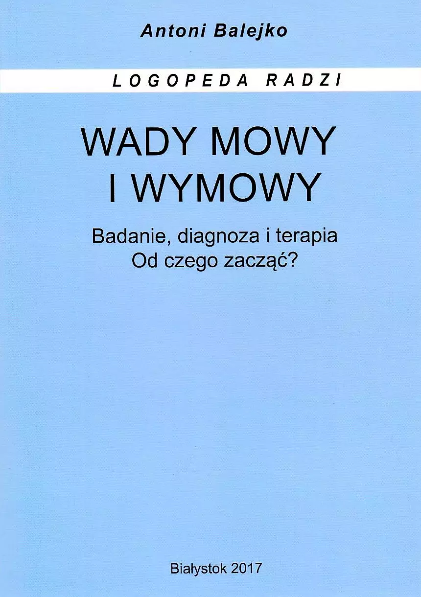 Wady mowy i wymowy - Książki
