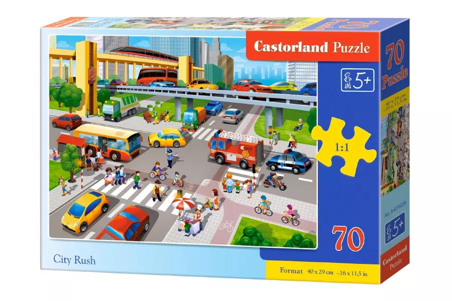 Puzzle 70 elementów. Miejski pośpiech - Puzzle