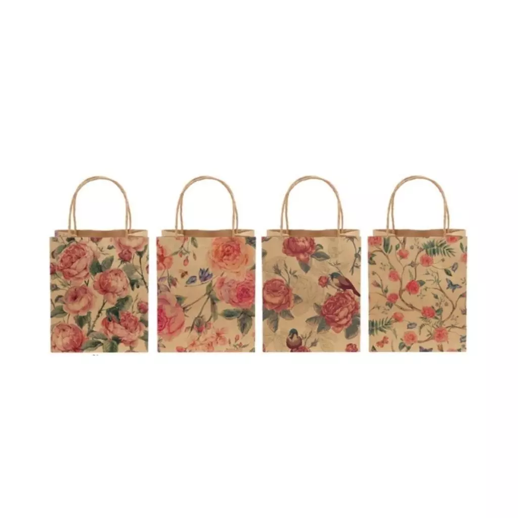 Torba prezentowa 21x25,5x10 papier brown craft - Papiernicze i szkolne