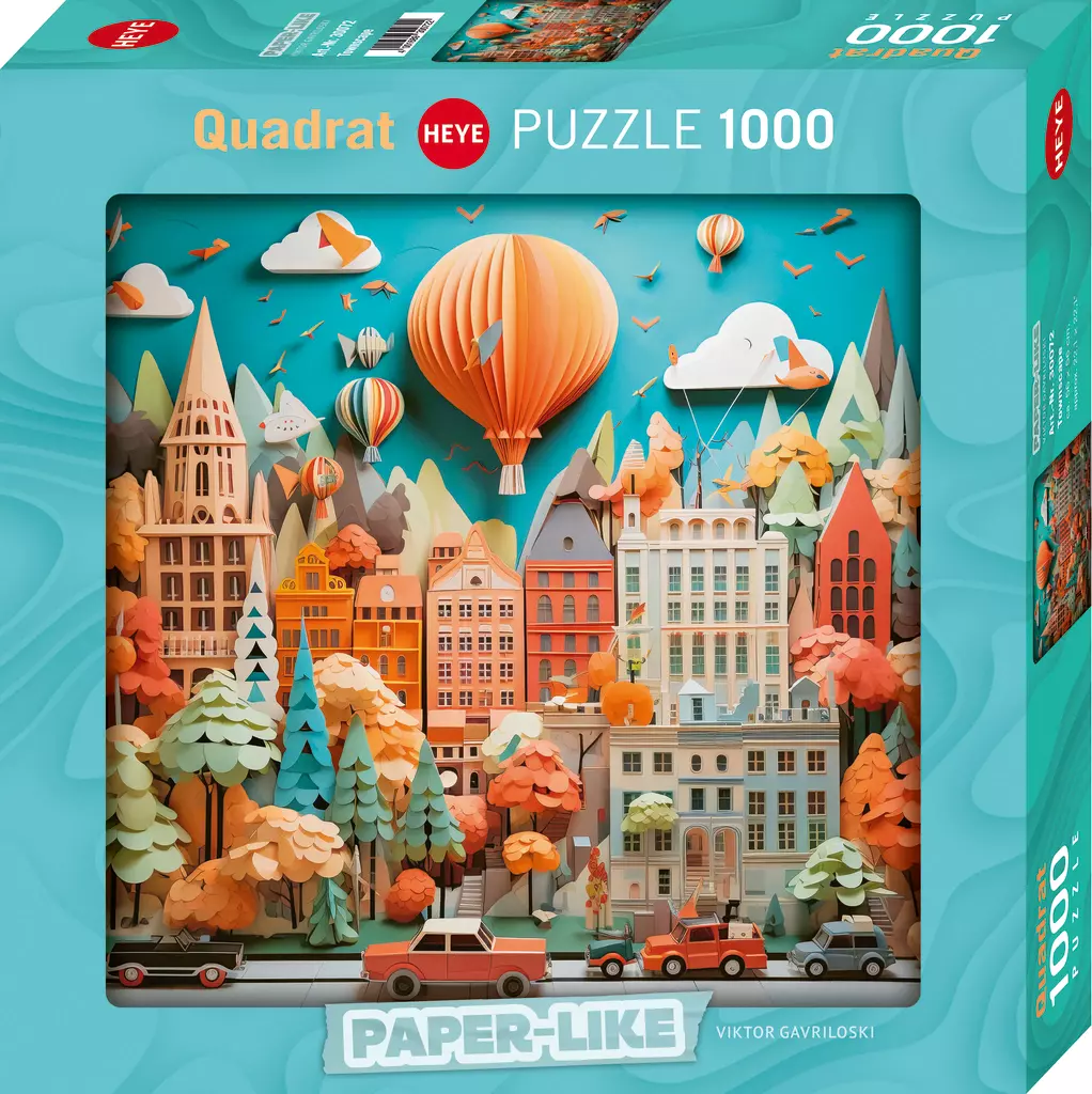 Puzzle 1000 elementów. Miasto  z papieru, Victor Gavrilovski - Puzzle