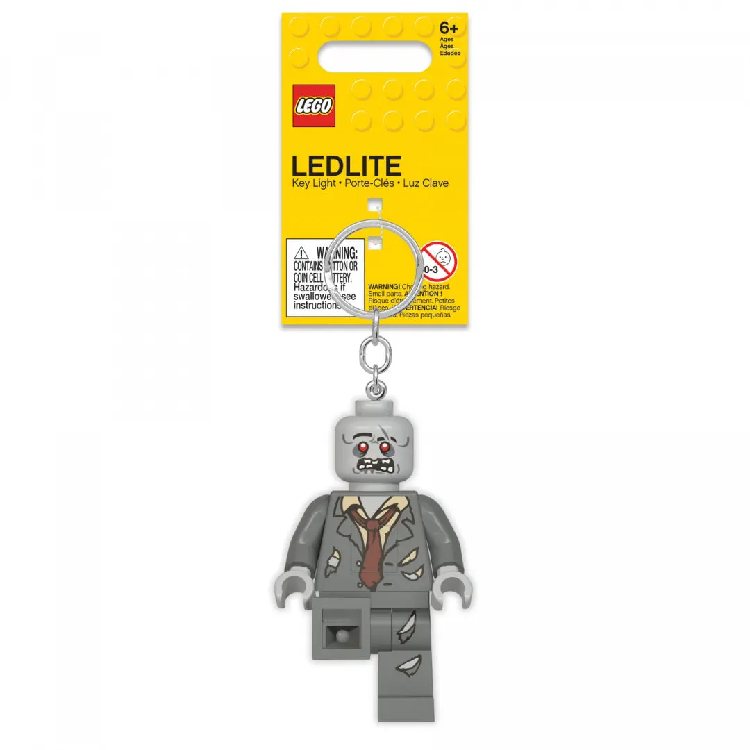Brelok z latarką LEGO – Zombiak - Zabawki