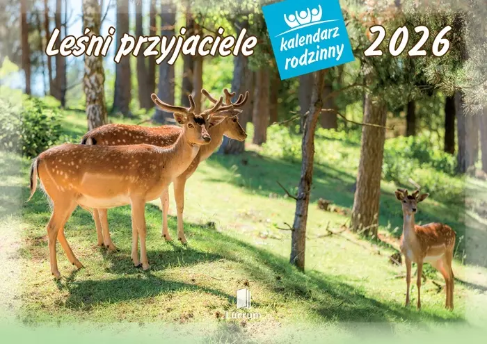 Kalendarz 2026 rodzinny Leśni przyjaciele - Książki