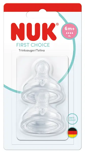 Nuk Smoczek Do Butelki Silikonowy 2 szt. 10124054 - Mama i dziecko