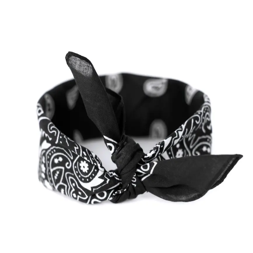 Bandana Classic Rebel, czarna - Mama i dziecko