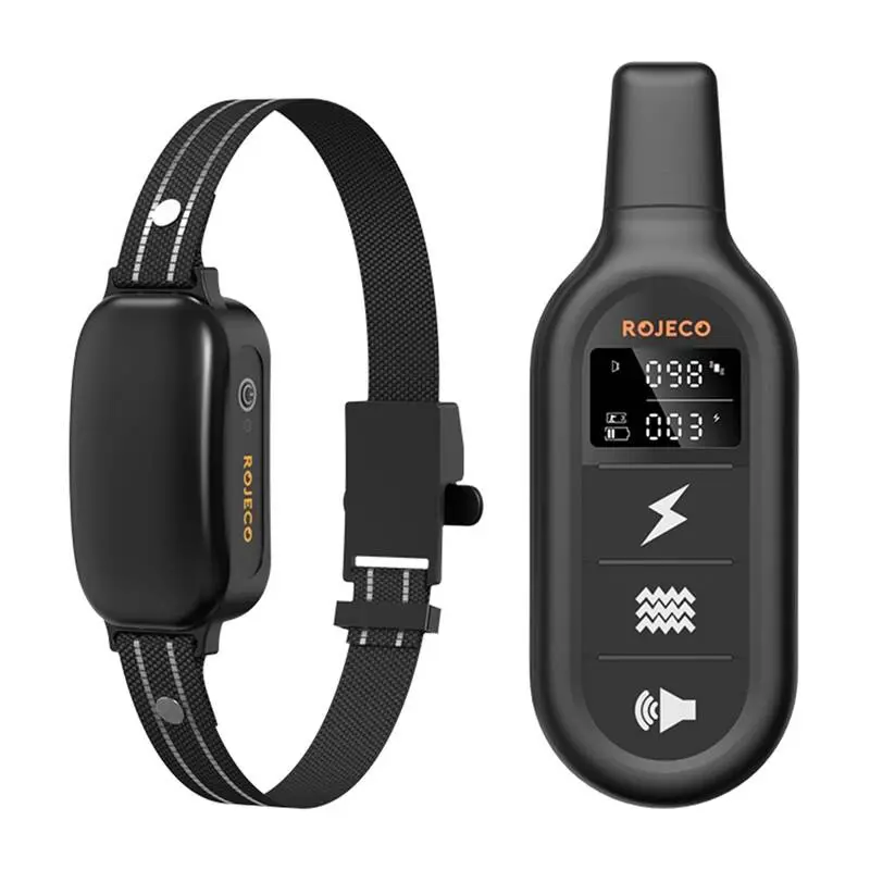 Obroża antyszczekowa ROJECO PD521 1000m (czarna) - Elektronika i akcesoria