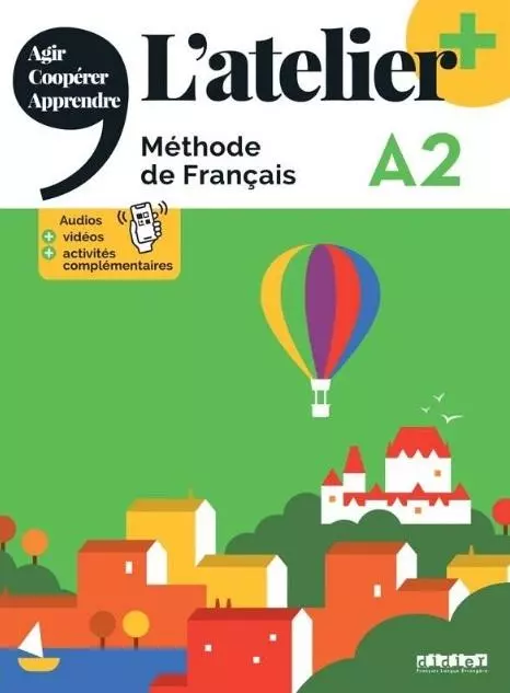 Atelier plus A2 podręcznik + didierfle.app - Książki