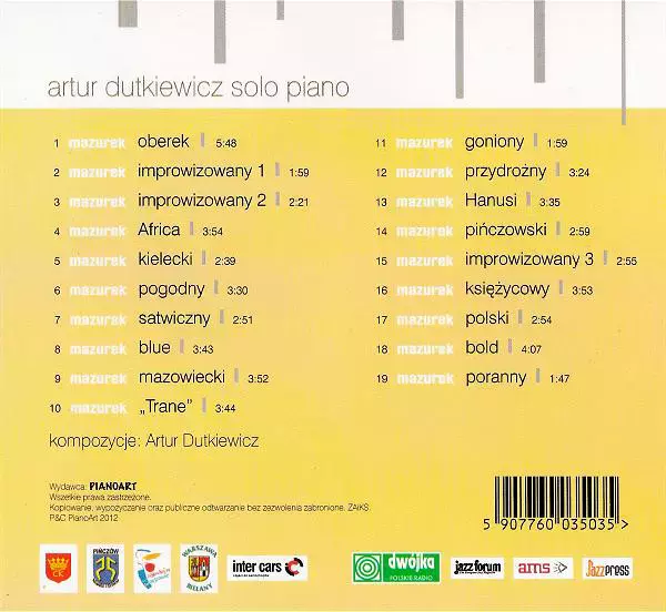 Mazurki, CD - Muzyka
