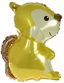 Balon foliowy leśne zwierzątka - wiewiórka 60cm - Papiernicze i szkolne