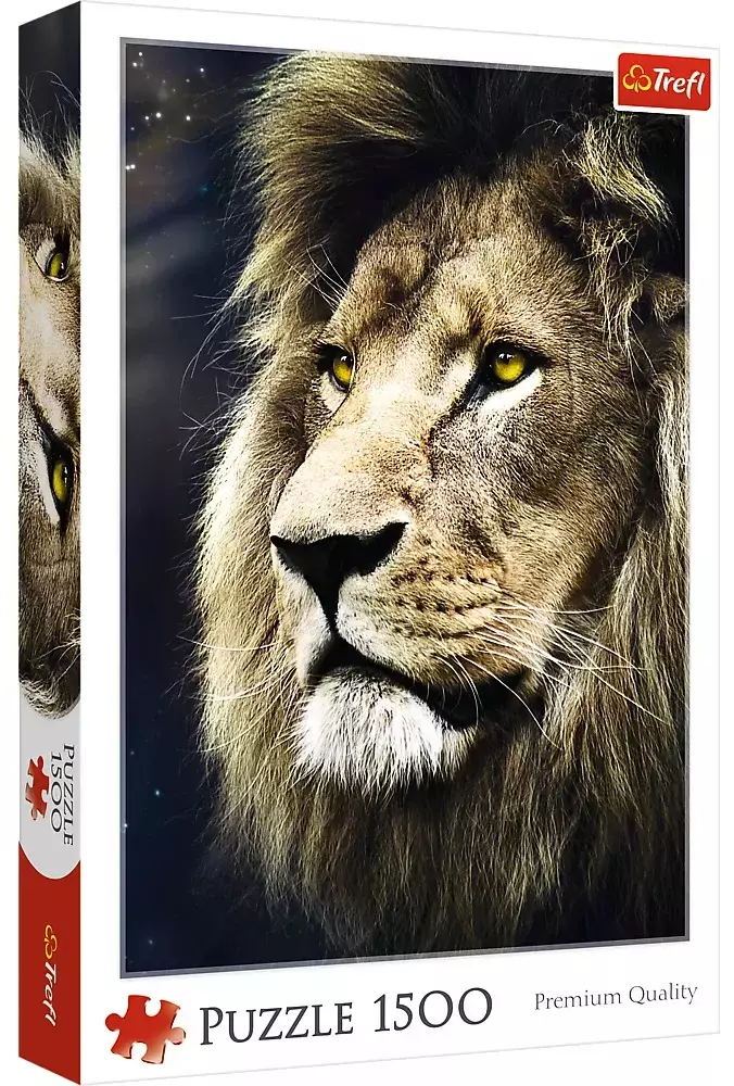 Puzzle 1500 elementów. Portret lwa - Puzzle