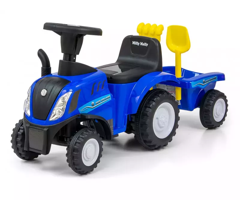 Jeździk traktor New Holland T7, niebieski - Mama i dziecko