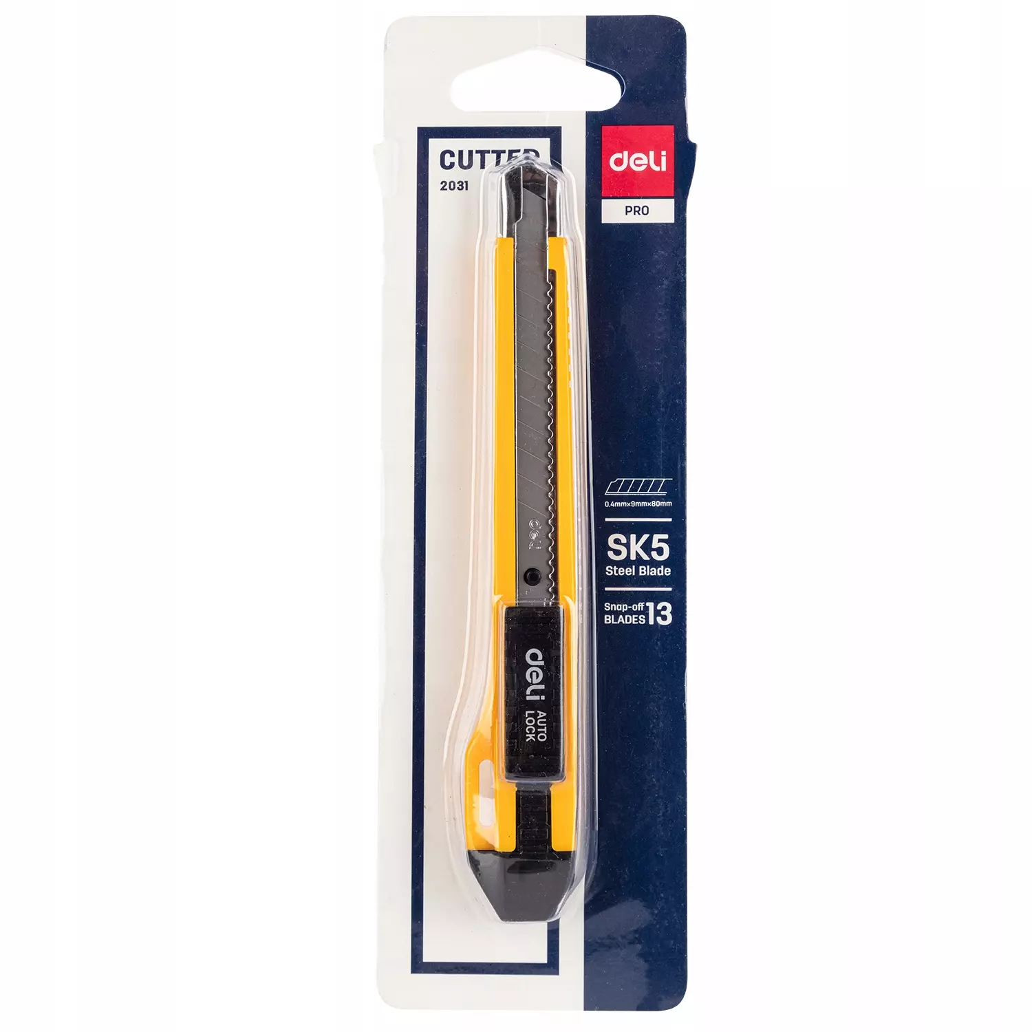 Nóż do papieru Deli 9 mm - Papiernicze i szkolne
