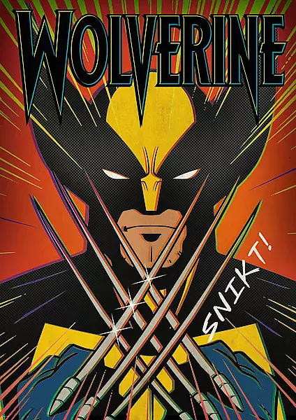 Puzzle 1000 elementów. Premium Plus. Wolverine - Puzzle