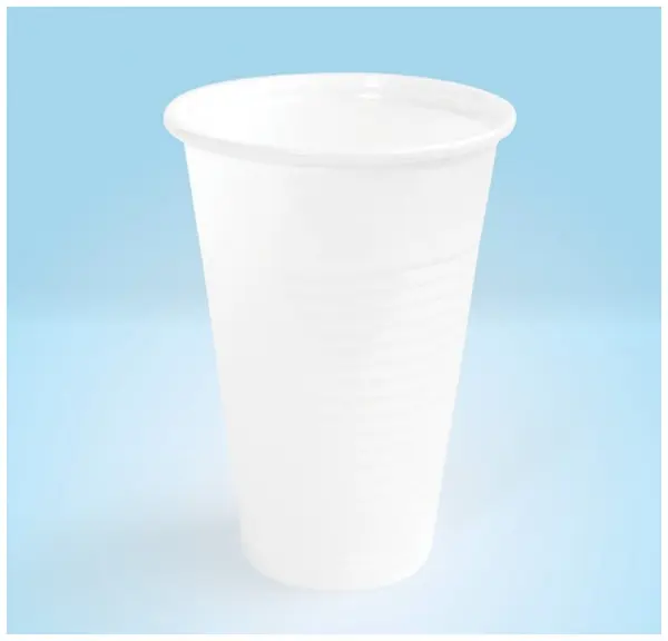 Kubek plastikowy termiczny wielorazowy, 200ml, 100 szt, biały, Office Products - Papiernicze