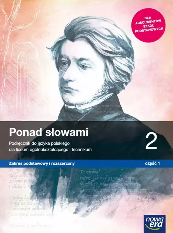 Ponad słowami 2. Część 1. Język polski. Podręcznik dla liceum ogólnokształcącego i technikum. Zakres podstawowy i rozszerzony - Książki