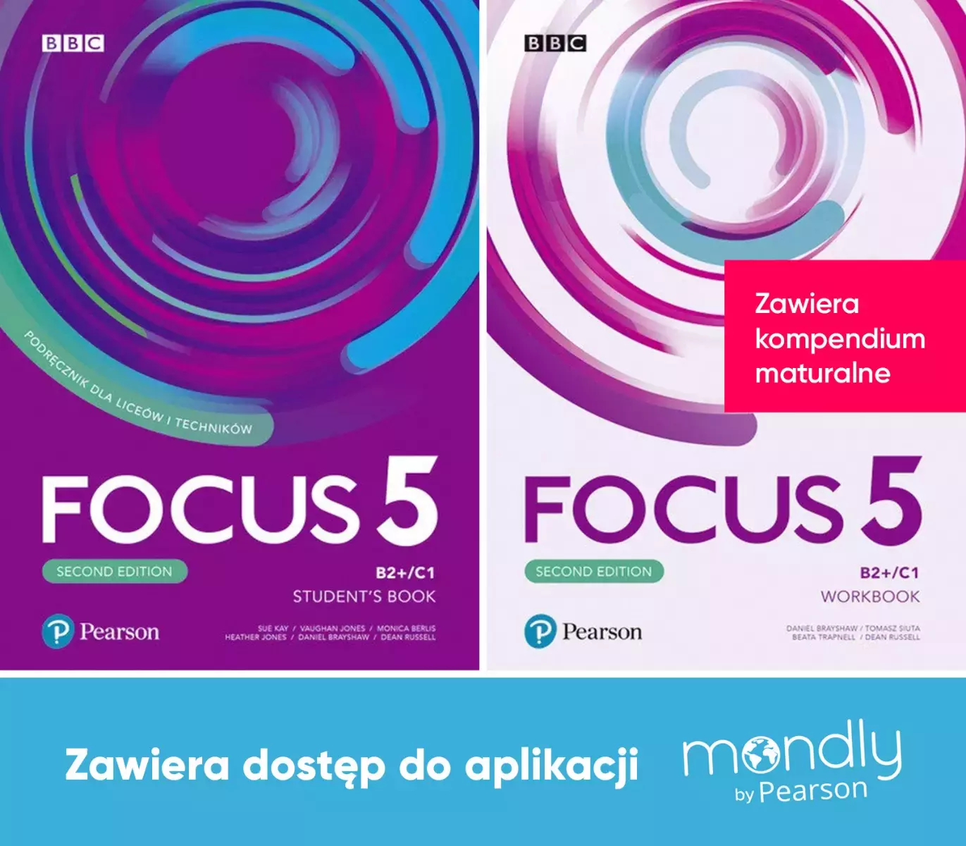 Focus Second Edition 5. Komplet Podręcznik + Zeszyt ćwiczeń + dostęp Mondly - Książki