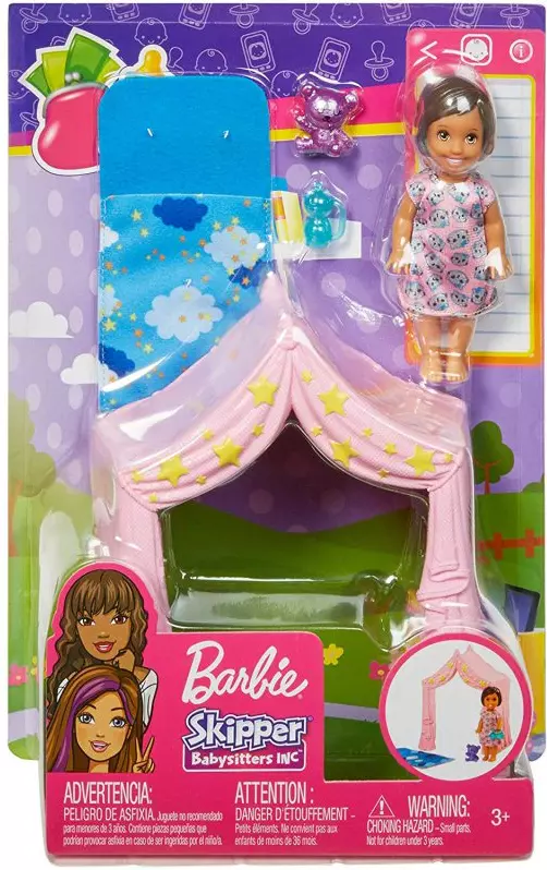 Barbie Skipper. FXG97 Namiot z laleczką - Zabawki