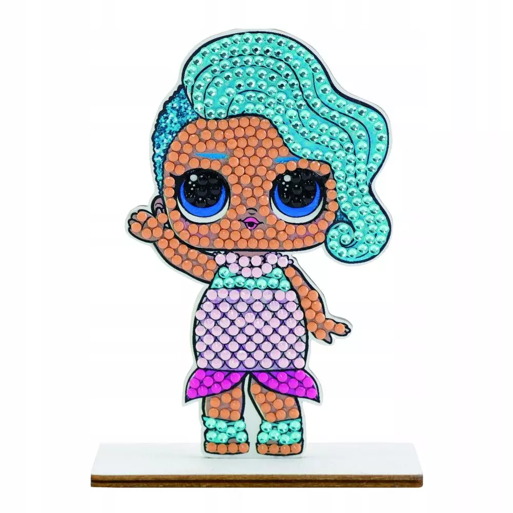 Diamentowe malowanie figura L.O.L. Surprise Splash Queen - 1 zestaw - Książki