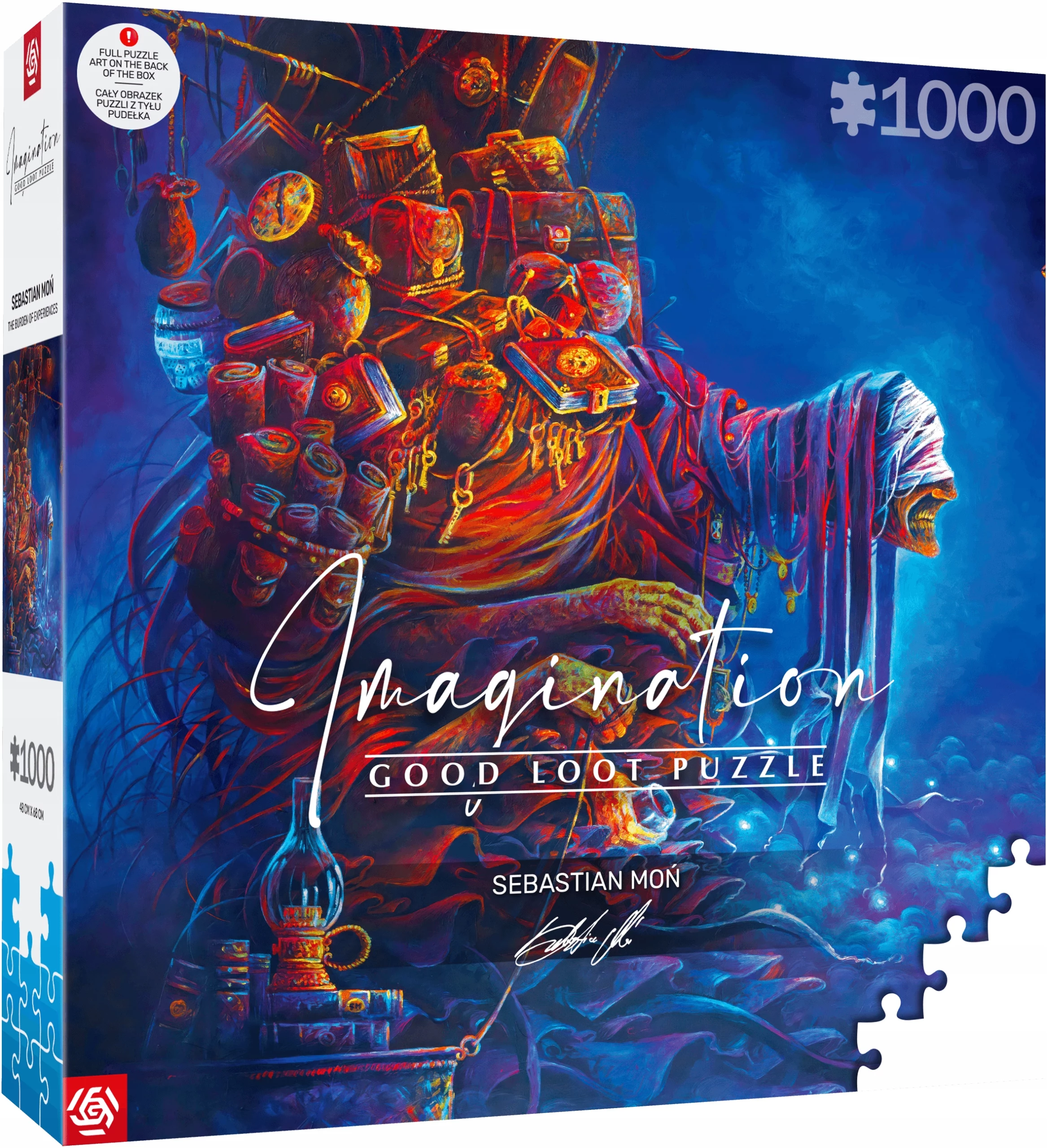 Puzzle Good Loot Puzzle Imagination 1000 elementów Puzzle Sebastian Moń Ciężar doświadczeń - Puzzle