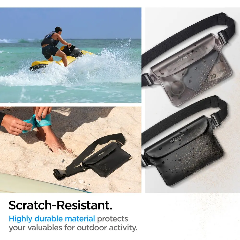 Spigen A620 Universal Waterproof Waist Bag Black - Elektronika i akcesoria