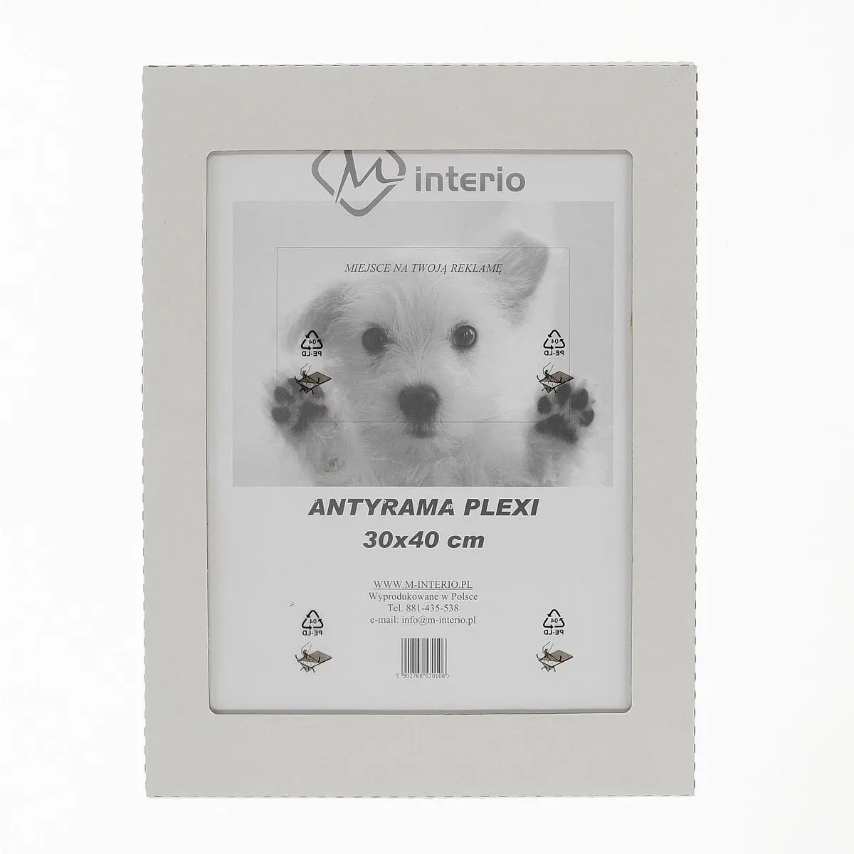 Antyrama plexi plexi [mm:] 300x400 M-interio (AR30x40) - Papiernicze i szkolne