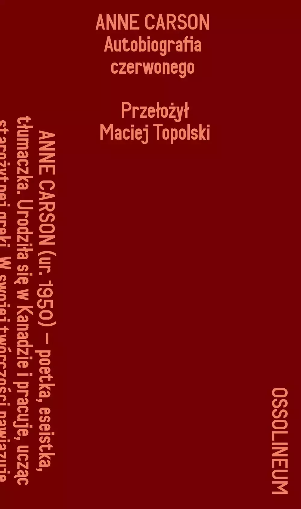 Autobiografia czerwonego. - Książki