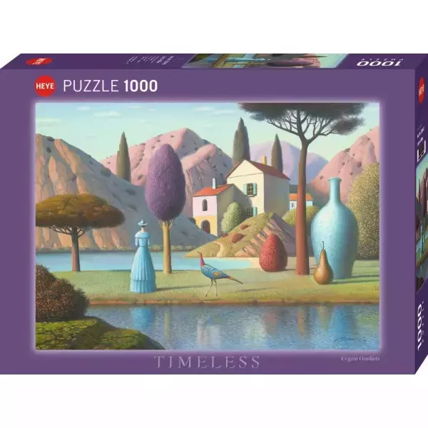 Puzzle 1000 elementów. Pani w błękicie - Puzzle