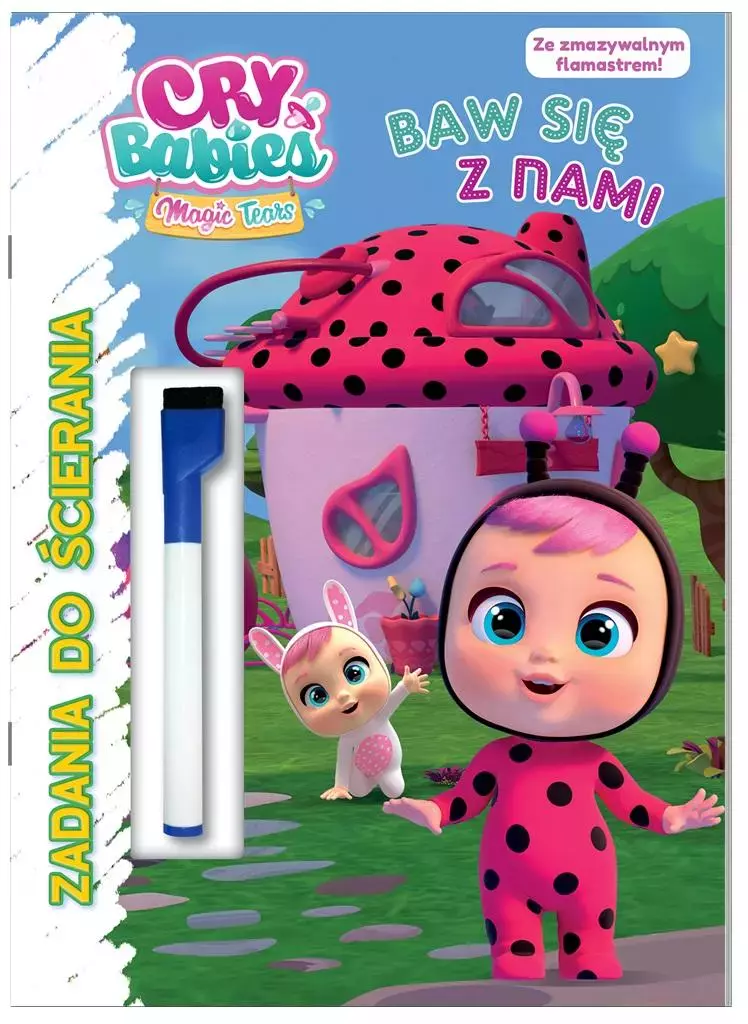 Cry babies. Zadania do ścierania. Baw się z nami - Książki