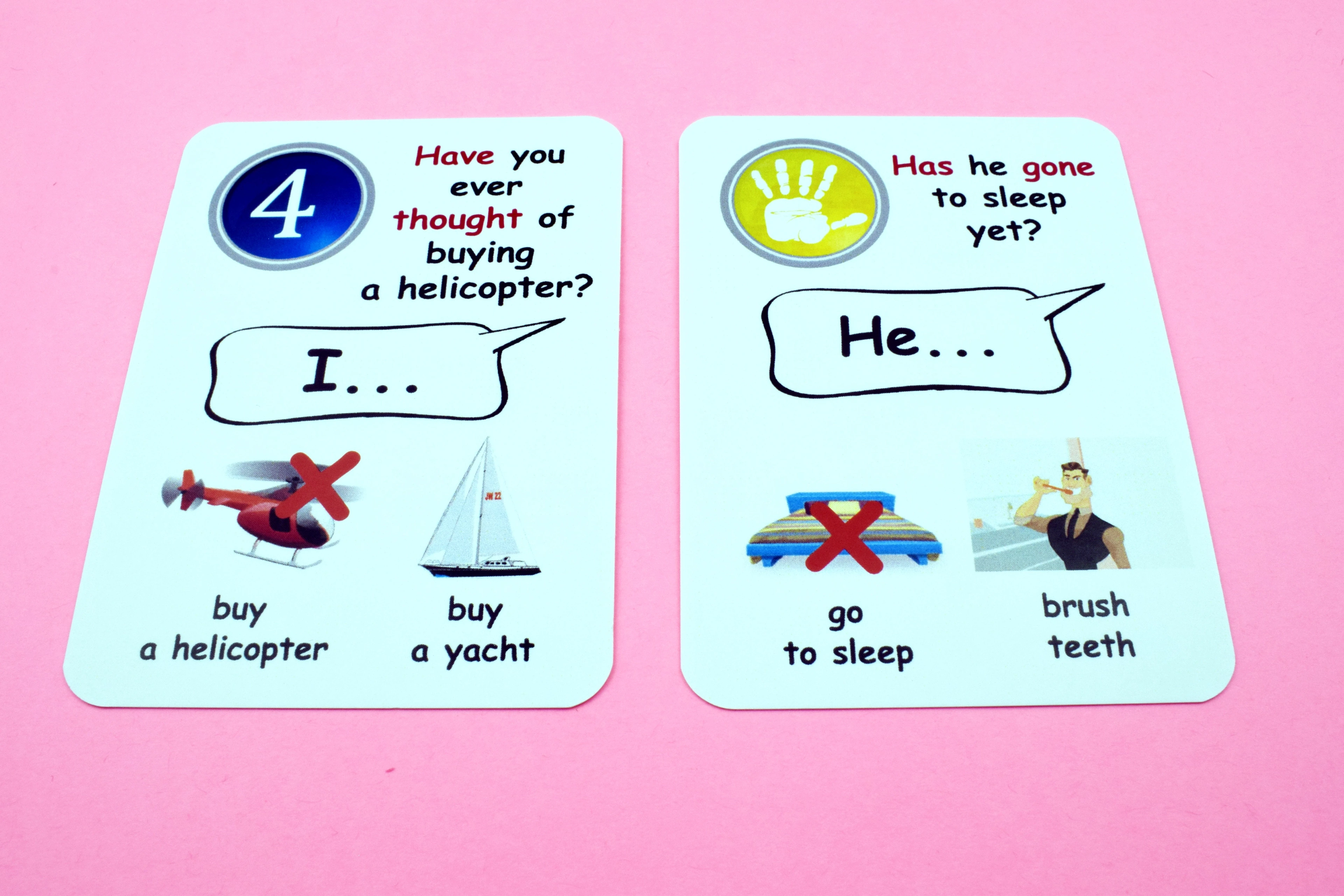 Fun Card English. Present Perfect - Gry