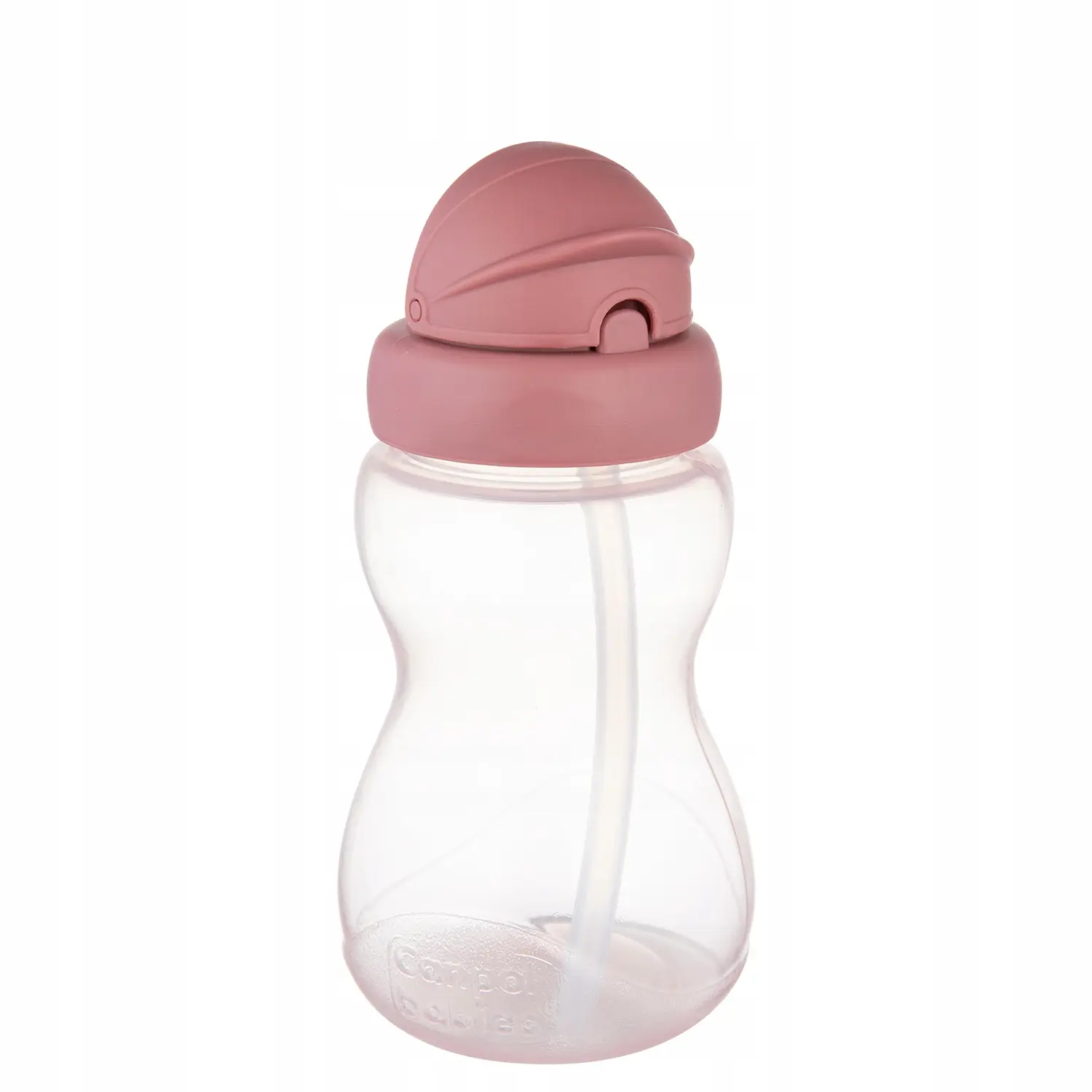 Bidon Ze Składaną Rurką SIL.270ML Róż 56/109_PIN2 - Mama i dziecko