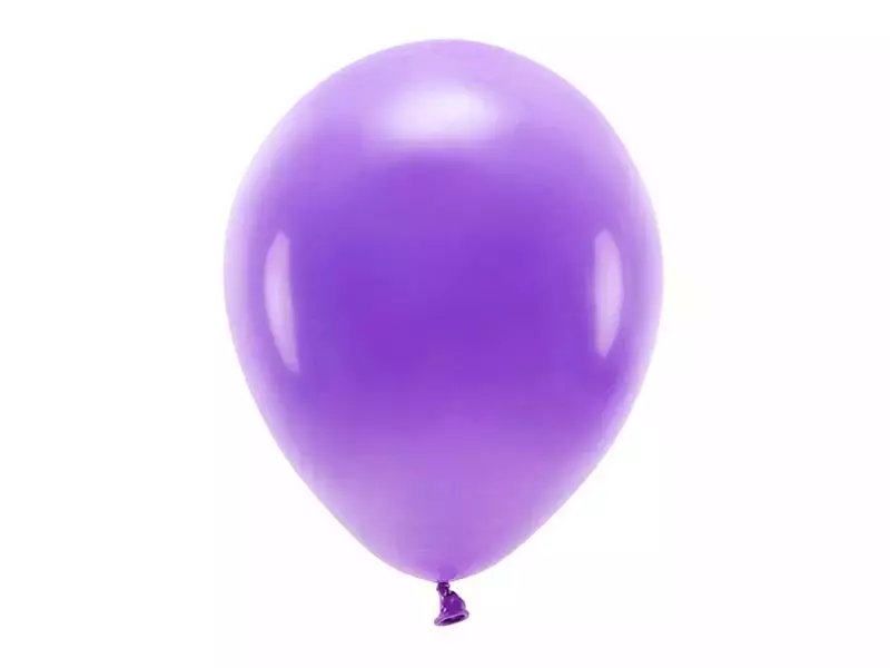 Balony Eco fioletowe 30cm 10szt - Papiernicze i szkolne