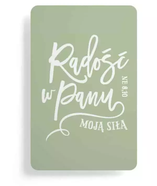 Magnes na lodówkę, Radość w Panu moją siłą - Papiernicze i szkolne