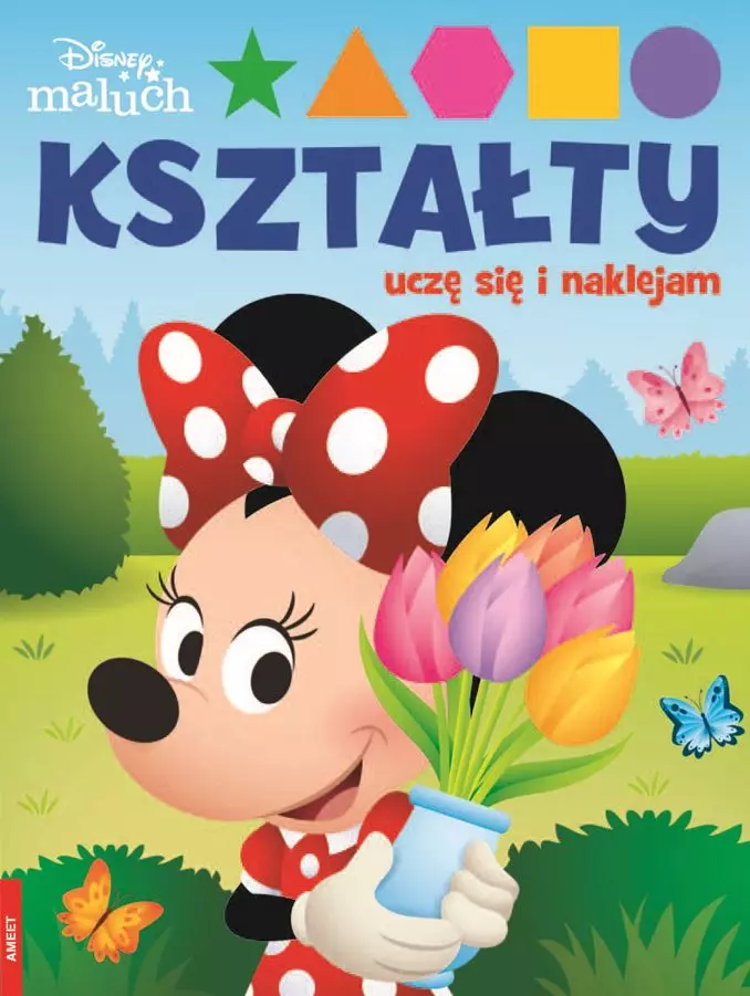 Disney Maluch. Kształty. Uczę się i naklejam - Książki